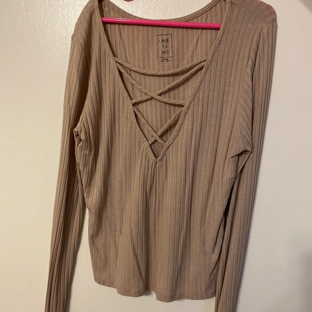 ME TO WE Form Fitting Sweater!